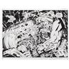 Image 1 : Jack Kirby and Mike Royer original double page splash artwork for Silver Star #3 Page 2 and 3.
