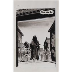 Val Mayerik original artwork for Young Master #9 complete 22-page story 'Fear and Sin'.