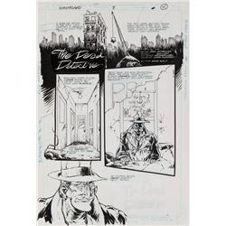 William Messner-Loeb original artwork for Wasteland #8 complete 9-page story 'The Dead Detective'.