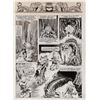 Image 1 : Mike Ploog original page artwork for Marvel Super Action #1 story 'An Ugly Mirror on Weird World'.