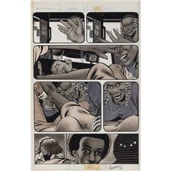 Marshall Rogers original artwork for Bizarre Adventures #25 story 'Safe Street' Page 18.