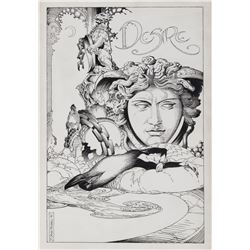 P. Craig Russell original pin-up artwork 'Desire of the Endless'.