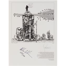 Neal Adams portfolios and Jim Sterenko & Harlan Ellison signed portfolio.