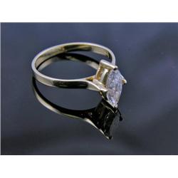 Solitaire Ring .68ct Marquise Diamond