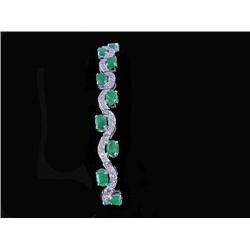 Bracelet 8.30ct of Emeralds