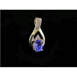 Pendant 1.10 of Tanzanites