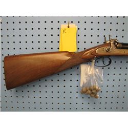 R... Navy arms black powder 12 gauge cap and ball double barrel