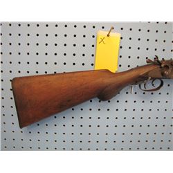 X... J.P. Clabrough & Bros.  12 gauge exposed hammers double Damascus barrel break open