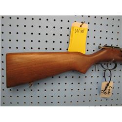 WW... Cooey model 75 bolt action single shot 22 short long and long rifle made in Canada by Winchest