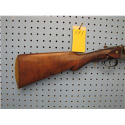 yyy... unknown shotgun 12 gauge Belgian proof marks double barrel small chip in fore stock