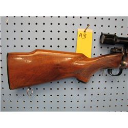 a3... Winchester model 70 bolt action floor plate 308 win caliber comes with Bushnell custom 4x scop