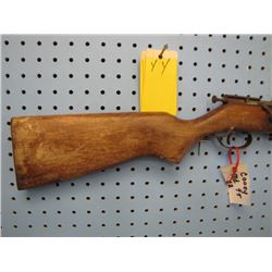YY... Cooey model 75 bolt action single shot 22 calibre front sight welded on