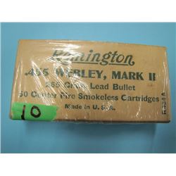 collector box of Remington .455 Webley mark II ammunition
