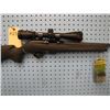 Image 2 : a23... Remington model 597 Magnum Semi Auto two clips 22 Win Mag Polly stock Redfield 3 - 9 by 42 sc