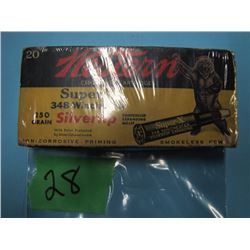 collector box Western Super X 348 Winchester Silvertip 20 rounds