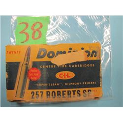 collector box Dominion 257 Roberts ammunition