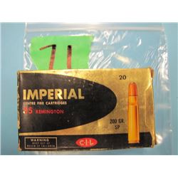 box Imperial 35 Remington 19 rounds
