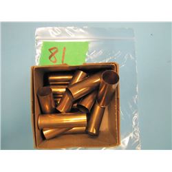 box with brass 12 gauge casings 12 pieces