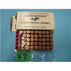 lot of 40 rounds 45 auto ammunition various head stamps