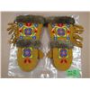 Image 1 : pair of beaded and fringed Mitts