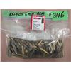 Image 1 : lot with bag of approx 100 count 6 mm REM brass and 6 mm bullets