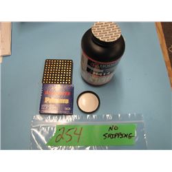 lot with Hodgdon h414 rifle powder and Winchester primers. no shipping