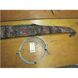 gun case and 12 foot security cable