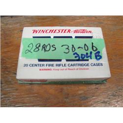 lot of 28 rounds 30 - 06 reload ammo