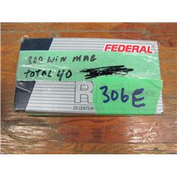lot of 40 rounds 300 Win Mag reloads