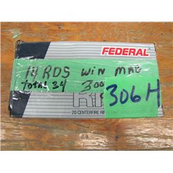 lot of 34 rounds 300 Win Mag reloads