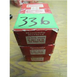 lot of three boxes 45 Colt 2 seem full 1 part box