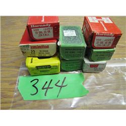 lot of 22 cal bullets not all full