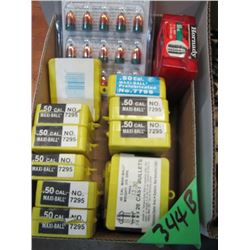 box of 50 cal bullets