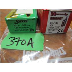 lot of 30 cal bullets 86 count