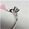 Image 5 : 14K White Gold Diamond (I2)(0.23ct) Ring (~Size 6) (~weight 1.6g), Made in Canada, Insurance Value $