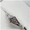 Image 4 : 14K White Gold Diamond (0.35ct) Ring (~Size 5) (~weight 1.89g), Made in Canada, Insurance Value $252