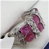 Image 3 : Silver Ruby Ring, Suggested Retail Value $600 (Estimated Selling Price from $90 to $180)