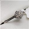 Image 3 : 10K White Gold Diamond (I1)(0.5ct) Ring (~Size 6) (~weight 1.45g), Made in Canada, Insurance Value $