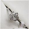 Image 4 : 10K White Gold Diamond (I1)(0.5ct) Ring (~Size 6) (~weight 1.45g), Made in Canada, Insurance Value $