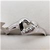 Image 5 : 10K White Gold 3 Diamond(0.05ct) Ring (~Size 6) (~weight 1.8g), Made in Canada, Insurance Value $900