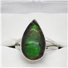 Image 1 : Silver Canadian Ammolite Ring (~Size 6), Suggested Retail Value $200 (Estimated Selling Price from $