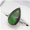 Image 3 : Silver Canadian Ammolite Ring (~Size 6), Suggested Retail Value $200 (Estimated Selling Price from $