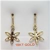 Image 1 : 18K Yellow Gold Gold Diamond Cut (1G) Earrings, Suggested Retail Value $1000 (Estimated Selling Pric