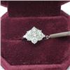 Image 6 : 14K White Gold 9 Diamond (Si-1)(1.5ct) Ring (~Size 7) (~weight 3.2g), Made in Canada, Insurance Valu