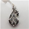 Image 1 : 14K White Gold 7 Diamond (Si-1)(0.74ct) Pendant (~weight 1.9g), Insurance Value $4300 (Estimated Sel