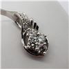 Image 3 : 14K White Gold 7 Diamond (Si-1)(0.74ct) Pendant (~weight 1.9g), Insurance Value $4300 (Estimated Sel
