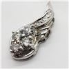 Image 4 : 14K White Gold 7 Diamond (Si-1)(0.74ct) Pendant (~weight 1.9g), Insurance Value $4300 (Estimated Sel