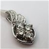 Image 7 : 14K White Gold 7 Diamond (Si-1)(0.74ct) Pendant (~weight 1.9g), Insurance Value $4300 (Estimated Sel
