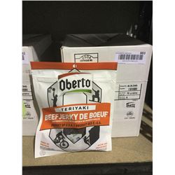 Case of Oberto Teriyaki Beef Jerky (8 x 70g)