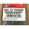 Image 2 : C.H. HANSON 20601 3/8" STANDARD NUMBERS STEEL STAMPS